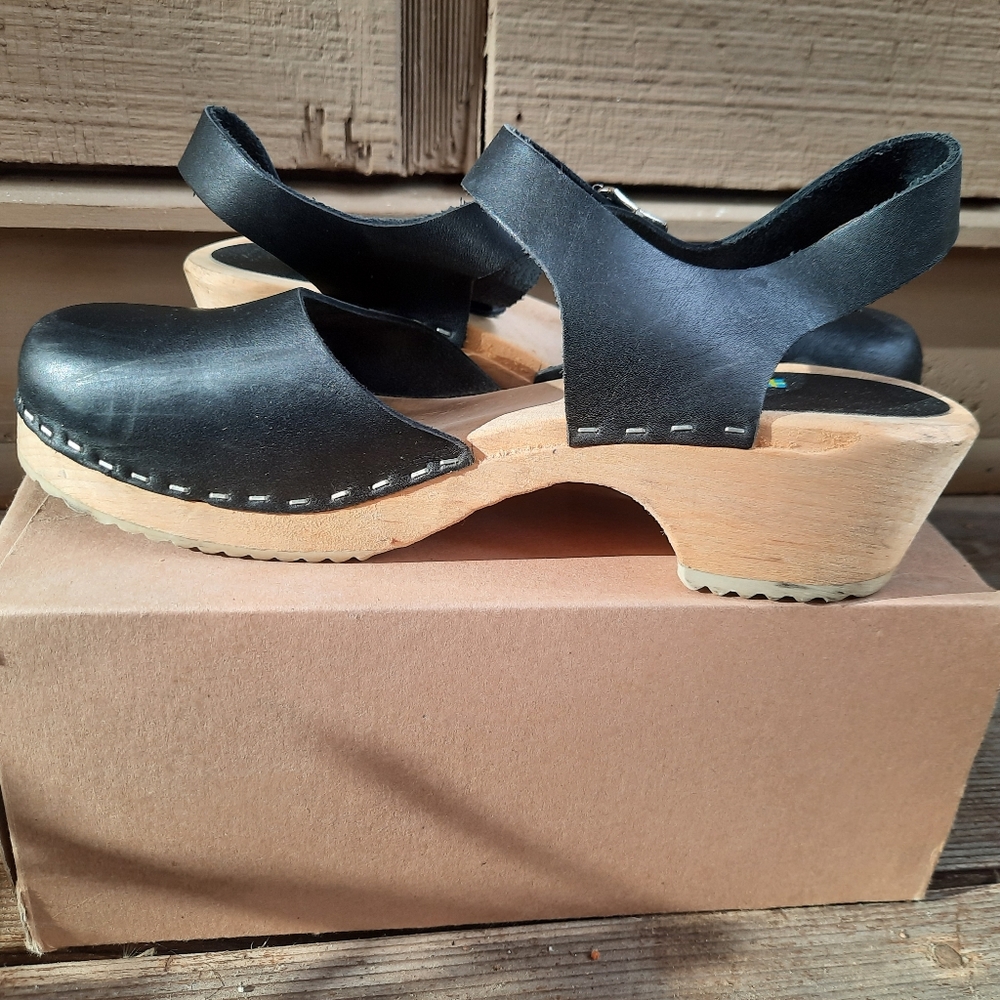 Lotta From Stockholm Low Wood Clogs